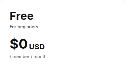 Official Typeless Free plan at $0